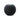 Black coloured Apple HomePod Mini with a white background