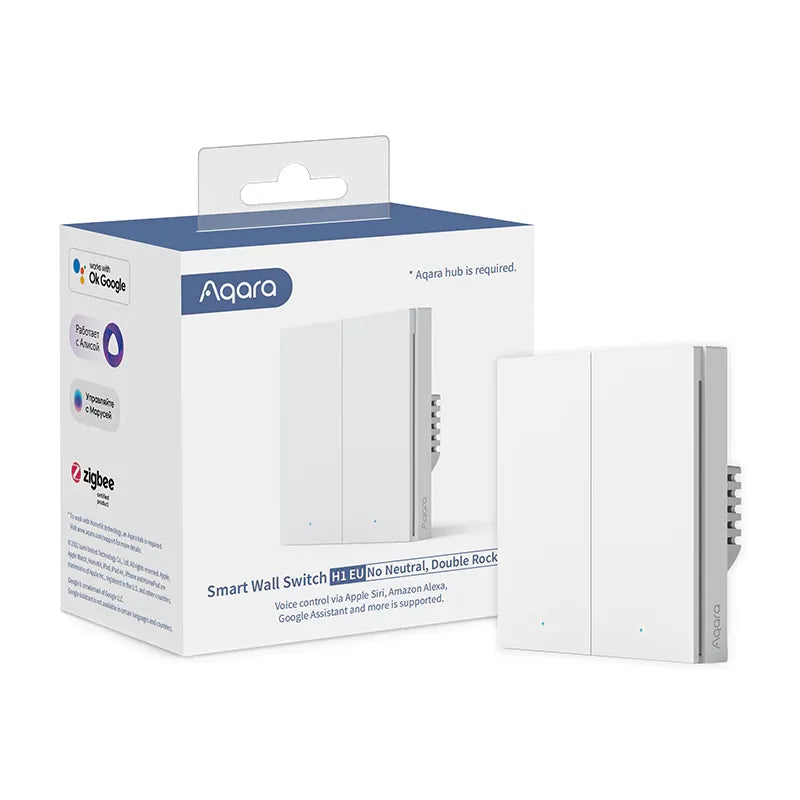 Smart Switch Double Rocker H1 No Neutral | AutoHome – Autohome